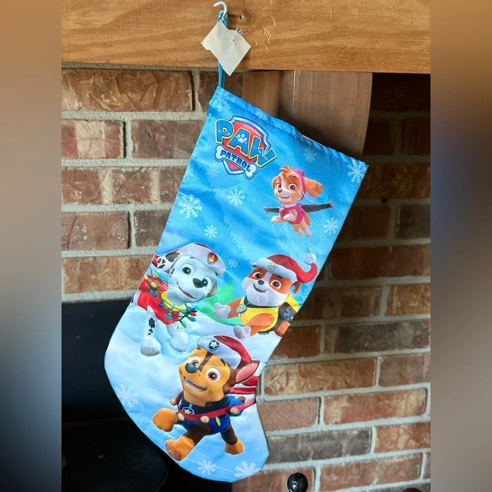 Paw Patrol Blue Holiday Character Stocking